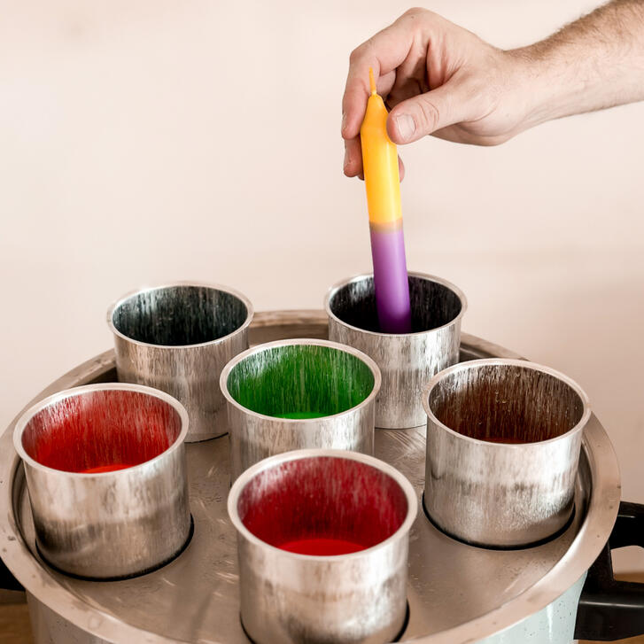 DIP DYE Kerzen